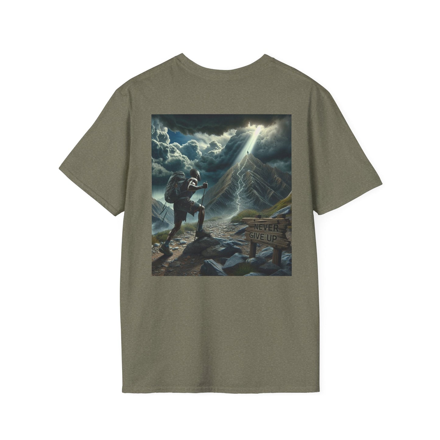 'Never Give Up' Adventure T-Shirt