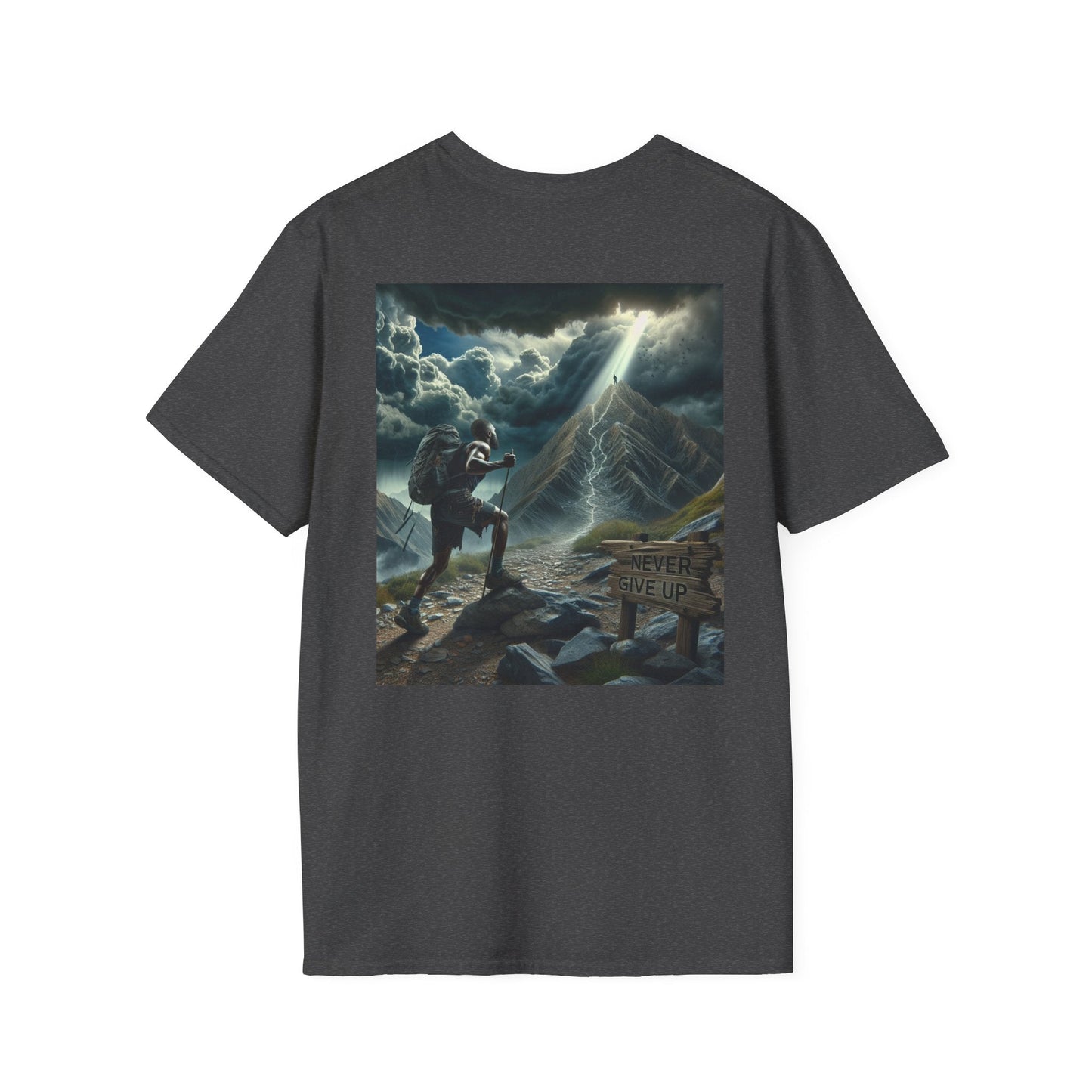'Never Give Up' Adventure T-Shirt