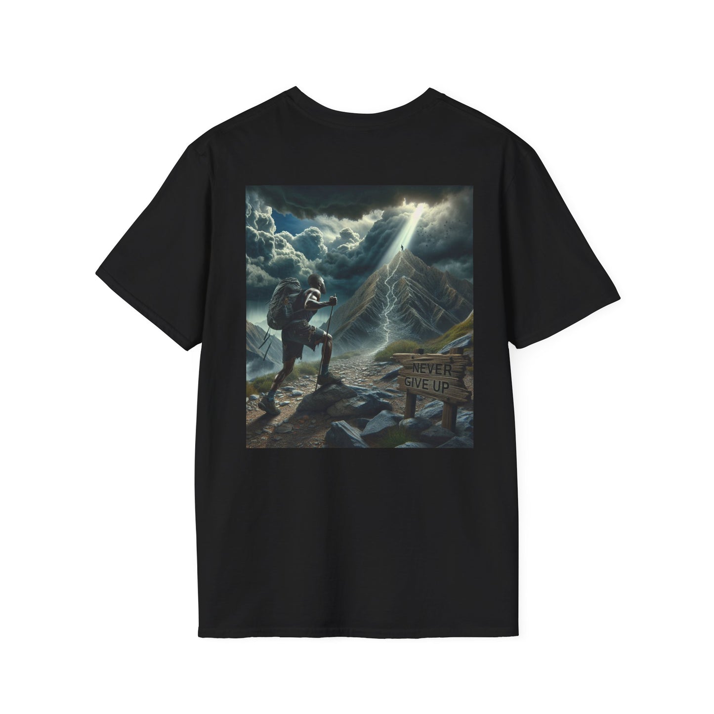 'Never Give Up' Adventure T-Shirt
