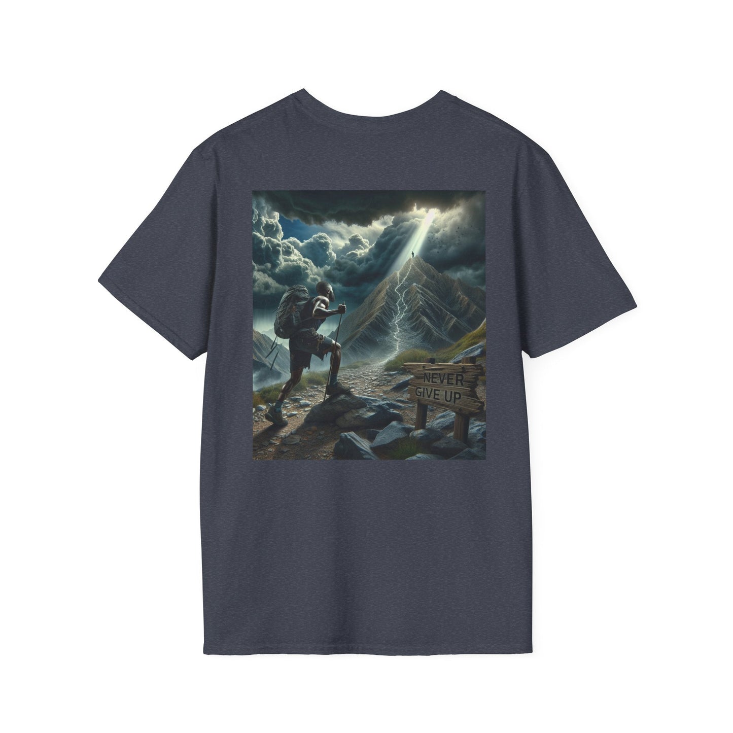 'Never Give Up' Adventure T-Shirt