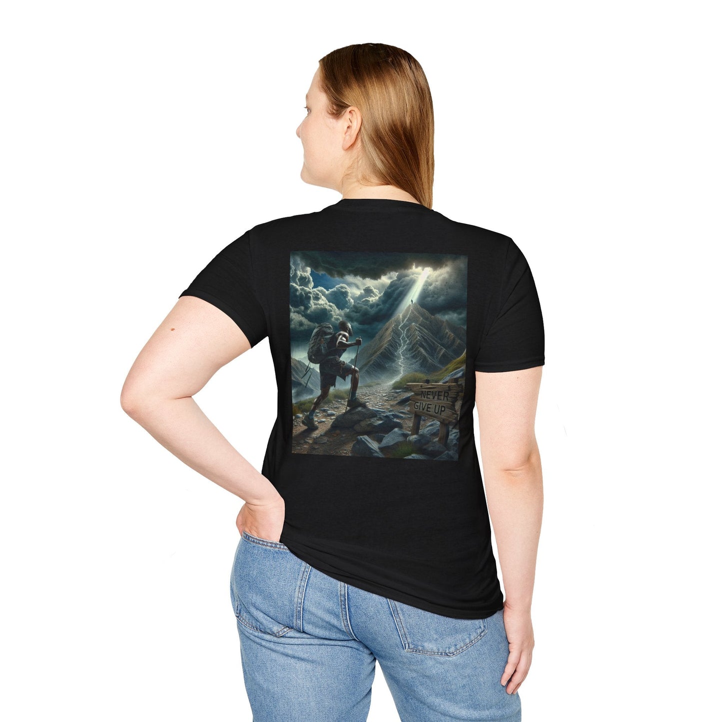 'Never Give Up' Adventure T-Shirt