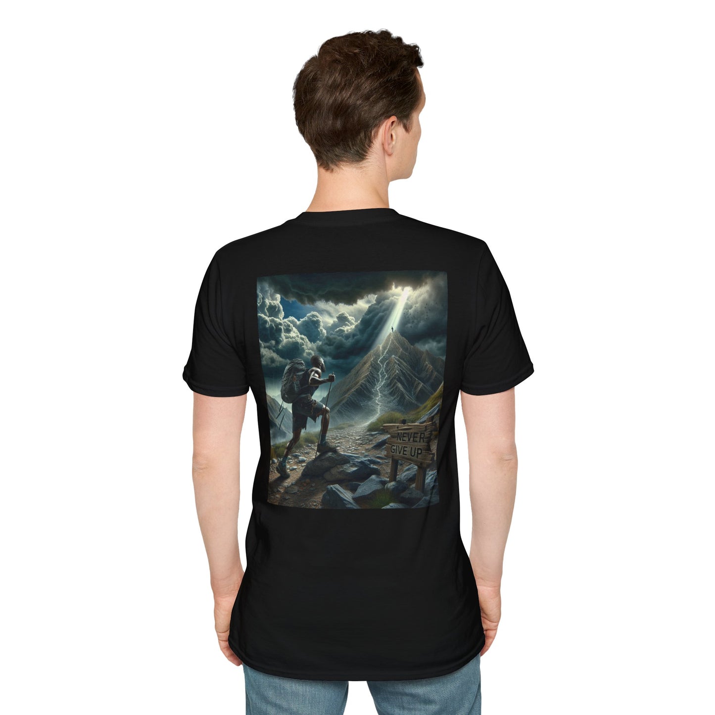 'Never Give Up' Adventure T-Shirt